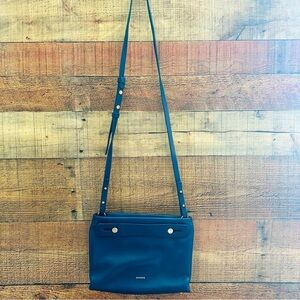 Skagen Mikkeline Mini Leather Blue Satchel